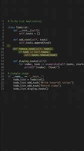Create a Python To-Do List App