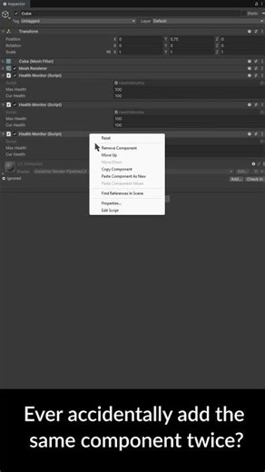 Unity Tip: Prevent Duplicate Components with One Line