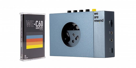 We Are Rewind Revamps the Cassette Player With Minimal Aluminum Design and Modern Tech