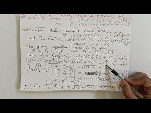 Distance between two parallel lines #3Dgeometry