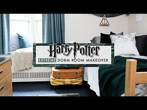 a HARRY POTTER dorm room?!