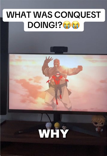 What was conquest doing!?🤣😭 #invincible #invincibleseason4 #conquest #fyp