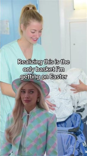 When You Work Easter as a Nurse 🐰 | Nurse Life Reality #NurseLife #NurseHumor #shorts