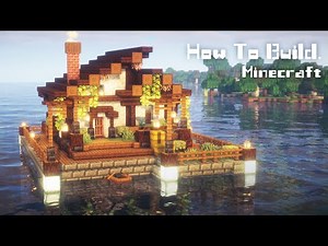 How to build a cozy cabin on the sea / Minecraft