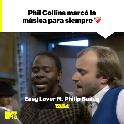 Phil Collins siempre supo darnos lo mejor de la música y hoy lo celebramos con estos buenos clásicos ❤️ #MTVMúsica #PhilCollins | MTVLA