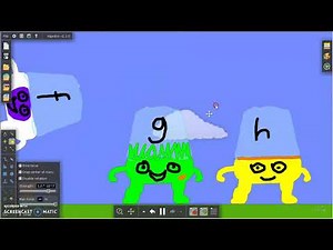 Alphablocks Reboot Episode 1 New algodoo land