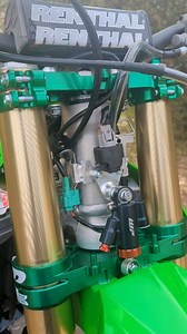 Ride Engineering, Inc. | With the better handling 2024 #kx450 chassis comes a little instability. Going to a set of our #splittripleclamps improves comfort, reduces... | Instagram