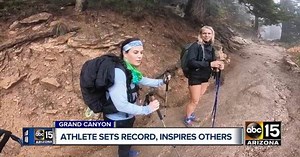 Blind Paralympian hikes Grand Canyon rim-to-rim