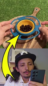 Trying the strangest food bowl for children and cats - it never falls over 😱🔥 | Saddam alezzi