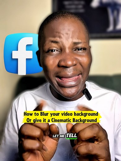 56K views · 2.1K reactions | How to Blur your video background or give your video a cinematic look﫢 | Tunde's Diary | Facebook
