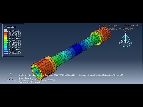 #Abaqus tutorials : #torsion test