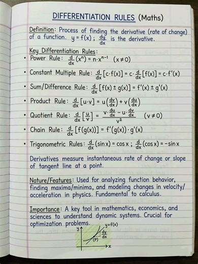Differentiation Rules Made Easy | Basic Maths for Physics| Most Important Concepts for NEET/JEE