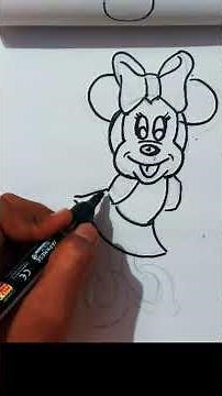 How to Draw Mickey Mouse Step by Step | Easy Cartoon Drawing Tutorial#MickeyMouse #CartoonDrawing