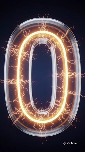 0 to 9 Light Bulb Count-Up Timer 💡 | Creative Number Timer #10seconds #countup #shorts