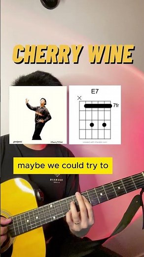 Cherry Wine - Grentperez (Guitar Cover with Chord Diagrams!)