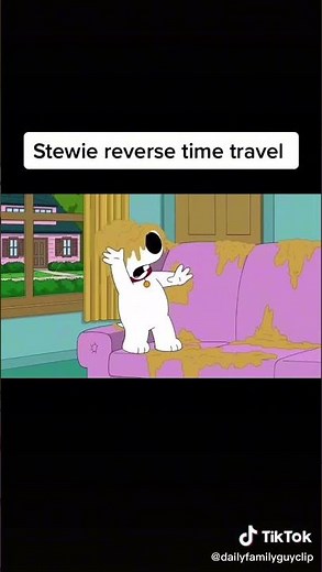 stewie and brian reverse back in time (family guy)