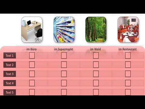 ÖSD Zertifikat A1, Hören Aufgabe 1, 2 und 3 -ZA1/Ö Modellsatz-