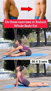 Full Body weight Reduce with Simple exercises . 1. pawanmuktasana to paschimottanasana . ❌ avoid this practice if you have cervical pain and symptoms of bulging disc in L4 - L2 2. Shashank to Bhujangasana . . ❌ If you have recently had any shoulder surgery then do not do this exercise. #kaivalyayogi #loseweightfast #loseweightnow #bellyfat #getfit #fitness #yogajourney #yogabeginner #yogastrong #reels #trendingreels #exercise #motivation | Yogacharya Deepak Pokhriyal