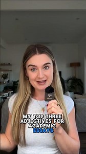 My Top 3 Adjectives for Academic Essays | IELTS Writing Vocabulary