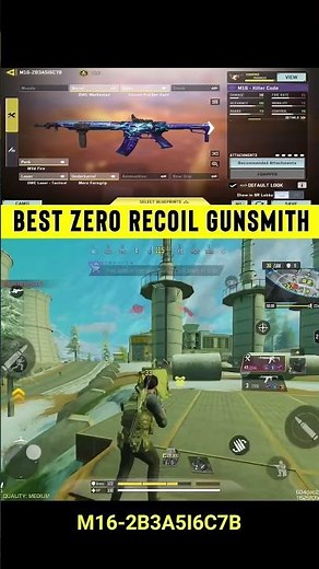 M16 ZERO RECOIL + HIGH DAMAGE | CALL OF DUTY MOBILE