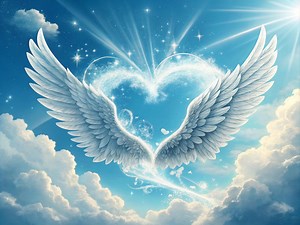 Memorial Angel Wings Art: Heaven Background (digital Download) - Etsy