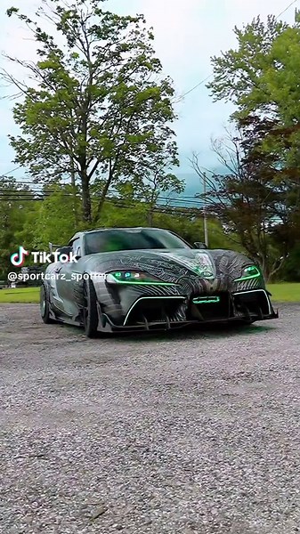 Custom Toyota Supra Car Wrap Ideas