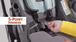 Baby Trend Sonar™ Switch 6-in-1 Modular Stroller Travel System with Ally 35 Infant Car Seat, Desert Blue