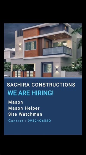 Best contruction in cuddalore | Sachira Constructions Cuddalore | 099524 06580