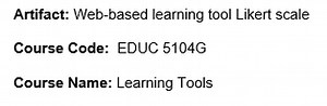 Sub-theme 1: Web-based Learning Tools