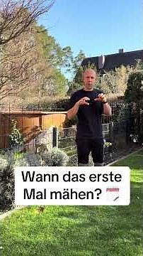 Wann das erste Mal Rasen mähen? 🗓️ Warum du Anfang März unbedingt noch warten solltest! 🛑🌱