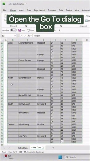 How to fill blank cells automatically in Excel ‼️