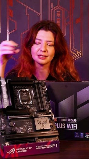 TUF GAMING B860-PLUS WIFI - DURABILITY WITH NEW CHIPSET AND SOCKET FOR INTEL ULTRA! #Shorts