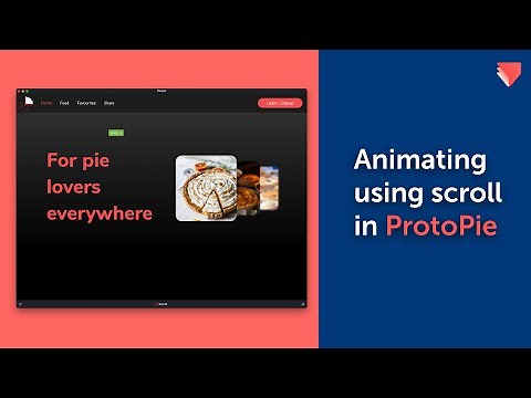 Creating animations using browser scrolling with ProtoPie