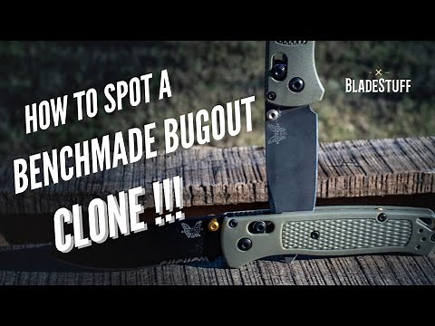 How to spot a Benchmade Bugout Clone !!!