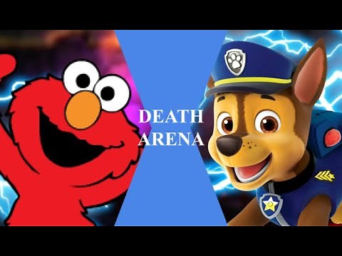ELMO vs CHASE! (Sesame Street vs Paw Patrol) - DEATH ARENA [Adult Parody]