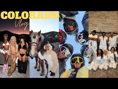TRAVEL VLOG | COLORADO BDAY TRIP + SKIING + SNOWMOBILE + SLEIGH RIDE + GAME NIGHT + TUBING+SKI PARTY