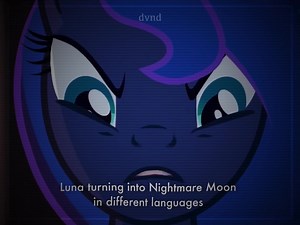 Princess Luna Transformation into Nightmare Moon | My Little Pony