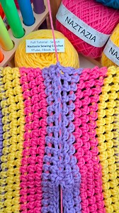 2.6M views · 19K reactions | Crochet pieces can be sewn together in several ways, in this tutorial from Naztazia, including using a modified mattress stitch that is woven underneath the top stitches of each project section. #reels #crochet #knitting #artist #yarn #sewing #tutorial #makersgonnamake #crochetlove #crocheting #naztazia | Naztazia | Facebook