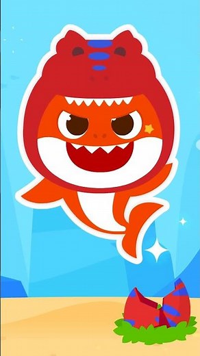 恐龍鯊魚 🦖 嘟嘟嘟 | 鯊魚寶寶 Baby Shark 碰碰狐 Pinkfong #shorts