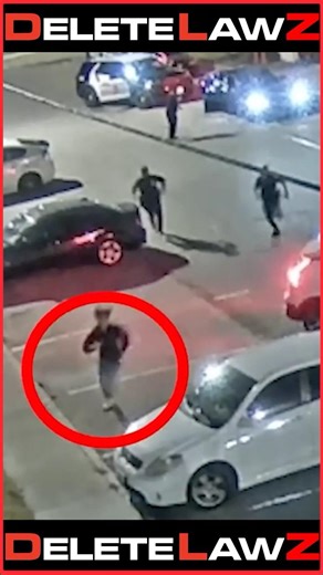 COPS RUN DOWN ON SURRENDERING YOUNG MAN AND OFF HIM!