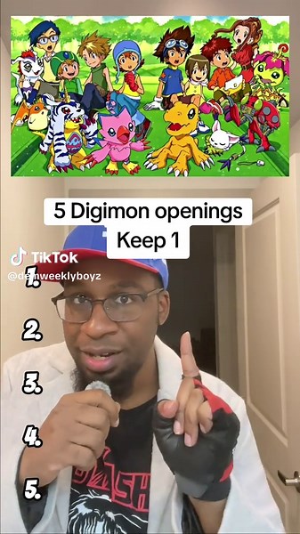 5 Digimon openings but you can only keep 1. #foryoupage #fypシ゚viral #pokemon #digimon