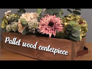 How to make a DIY Pallet Wood Flower Box