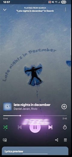 Daniel Javan late nights in december #sadsong