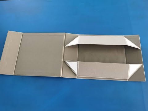 Automatic folding box collapisable box making machine