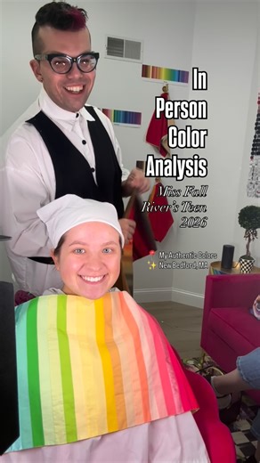 Color Analysis & Personal Styling Studio - New Bedford, MA on Instagram: "Pageant girls, if your dress is wearing YOU, we need to talk 👀👑 Today, we’re analyzing Miss Fall River’s Teen, and this is exactly why Color Analysis is a pageant secret weapon. As a professional Color Analyst, I don’t guess, I analyze undertone, value, and intensity to find your authentic colors. The colors that make you glow on stage, in photos, and under harsh lighting. In pageantry, you should be the focus… not the o