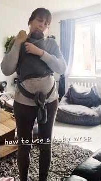 How to use a baby warp 🥰 #babywrap #newborn #newbornbaby #newborncare #babycaretips #babycare