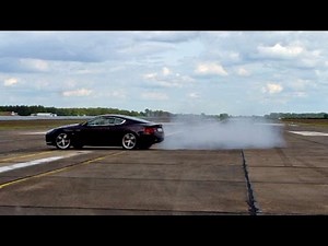 Aston Martin DB9 Exhaust Sound & Burnout