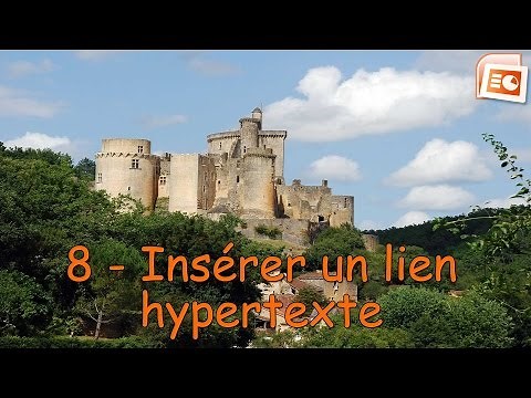 8 - Comment insérer un lien hypertexte dans Powerpoint de Microsoft.