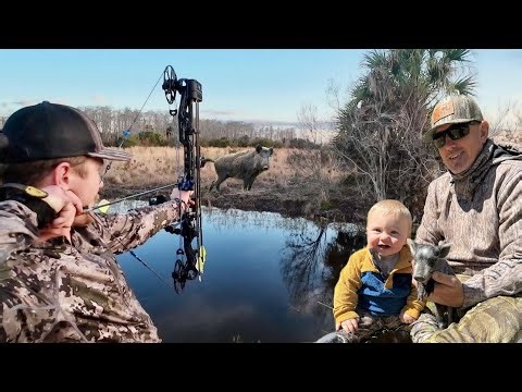 Camping, Hog Hunting and a New *WILD BABY PIG* for Beau’s first Pet (Catch & Cook)