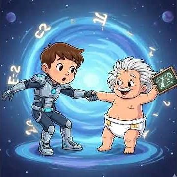 Kid Time-Travels to Meet Baby Einstein!